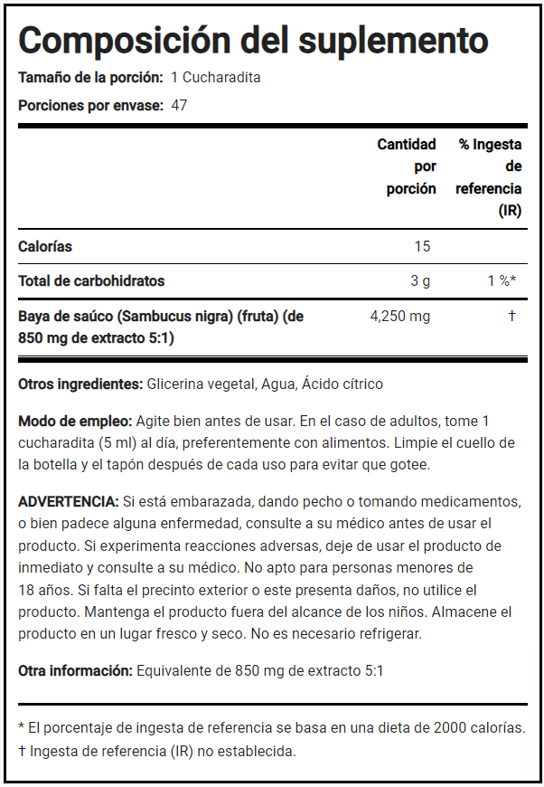Sambucus black elderberry extract 237 ml - Piping Rock