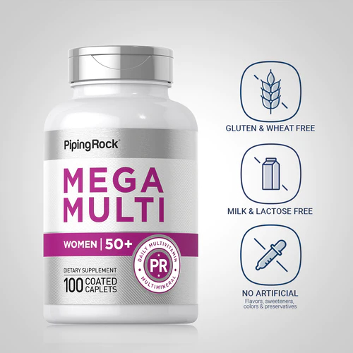Mega multiple for women 50+ 100 tabs - Piping Rock
