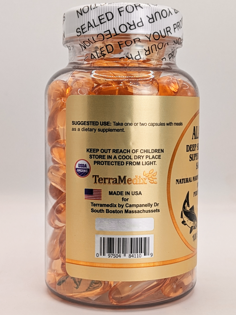 Alaska oil omega 3 1000 mg 100 caps - Terramedix