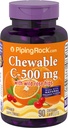 Vitamin C 500 mg 90 chewable tabs - Piping Rock