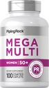 Mega multiple Multivitamínico para mujeres 50+ años 100 tabletas