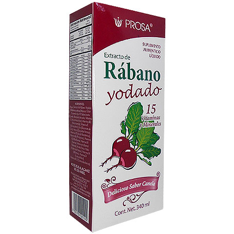 Rábano yodado líquido 340 ml