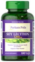 Lecitina de soya 1,200 mg 100 cápsulas blandas