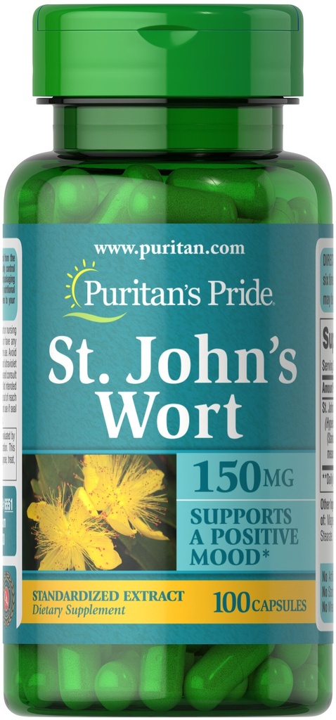 Hierba de san Juan 150 mg 100 cápsulas