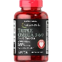 Triple omega 3-6-9 Aceite de pescado y linaza 120 cápsulas blandas