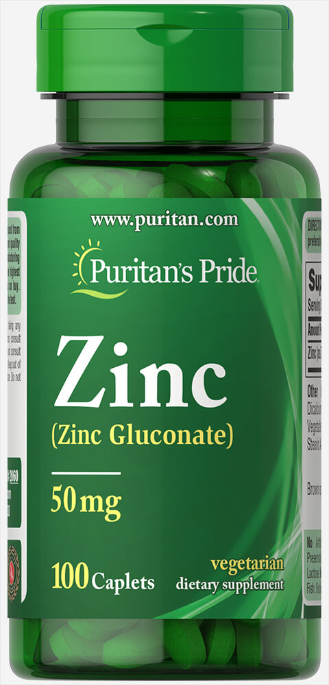 Zinc 50 mg 100 capletas