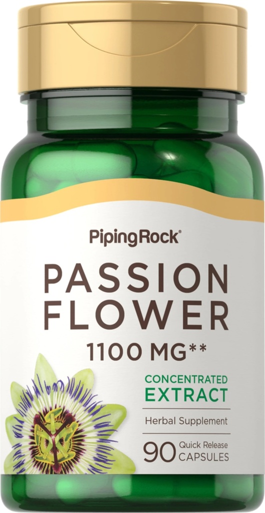 Pasiflora 1,100 mg 90 cápsulas