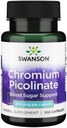 Picolinato de cromo 200 mcg 100 cápsulas