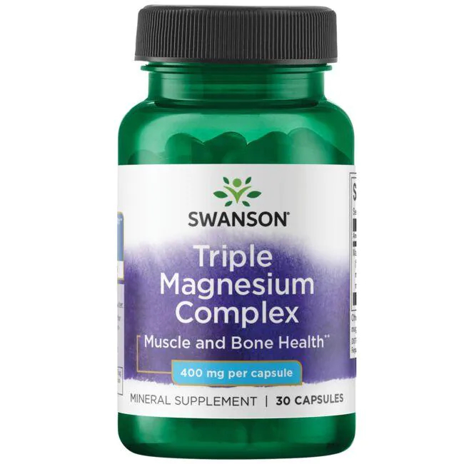 [sw1243] Complejo de triple magnesio 400 mg 30 cápsulas