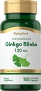 Ginkgo Biloba 120 mg 100 caps - Piping Rock