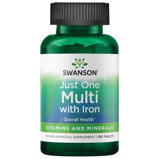 Multivitaminas con hierro 130 tabletas