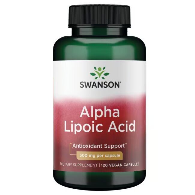 Ácido alfa lipóico 300 mg 120 cápsulas