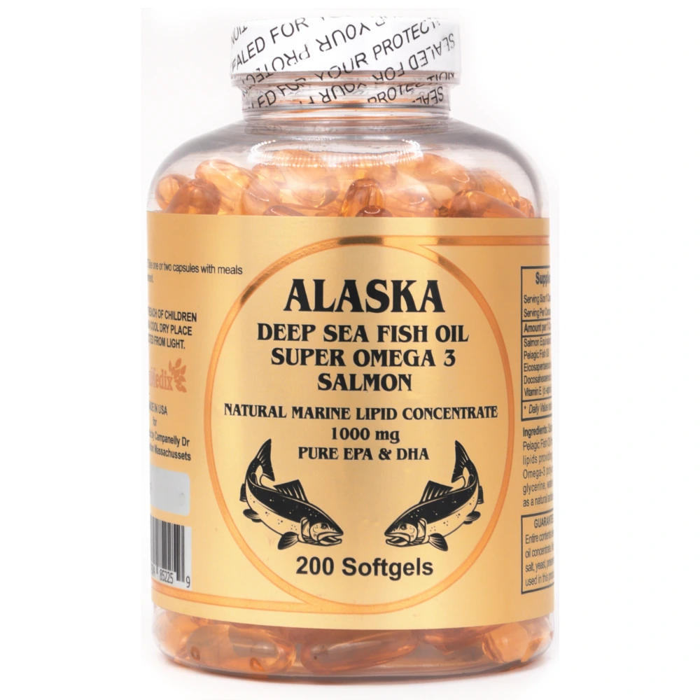 Alaska Omega 3 1,000 ml 200 softgels - TerraMedix