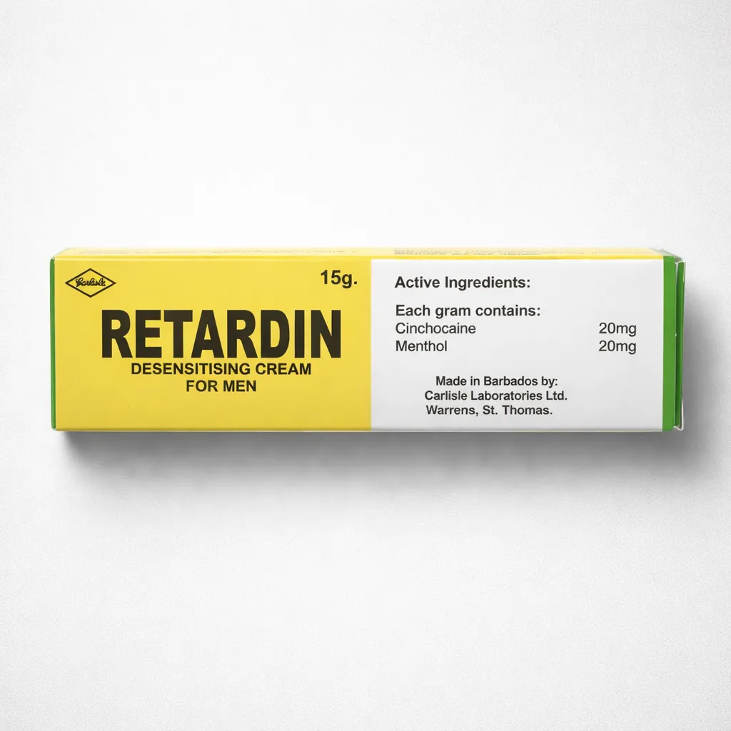 Retardin 15 g - Crema retardante de la eyaculación Importado de Barbados