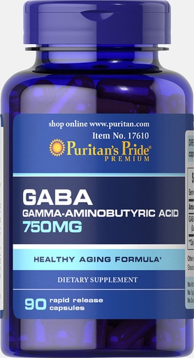 GABA 750 mg 90 cápsulas