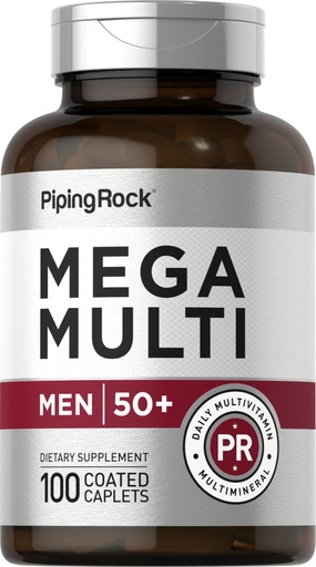 Mega multi - Multivitamínico para hombres mayores de 50 años 100 capletas