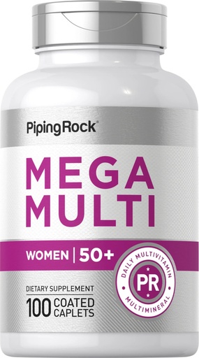 Mega multiple Multivitamínico para mujeres 50+ años 100 tabletas