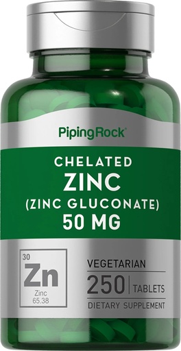 [1913] Zinc quelado 50 mg 250 tabletas