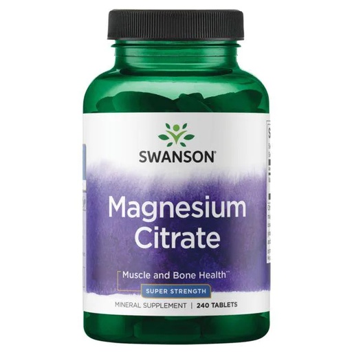[SWU1082] Citrato de magnesio 240 tabletas
