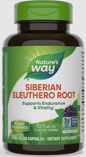 Ginseng siberiano (eleuthero) 1,275 mg 100 cápsulas